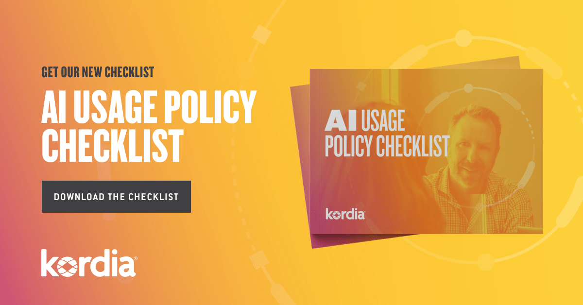 DOWNLOAD AI Usage Policy Checklist Kordia